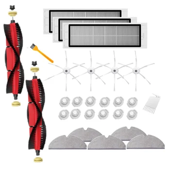 

5Pcs Mop + 12Pcs Water Core + 2Pcs Main Brushes + 4Pcs Side Brushes + 3Pcs Filters + 1Pcs White Brush + 1Pcs Yellow Brush for Xi