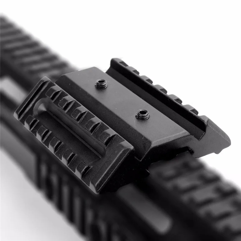 airsoft M16 AR15 Accessories M4 tactical Dual 45 degree offset mount extend Picatinny rail 20mm Weaver for hunting