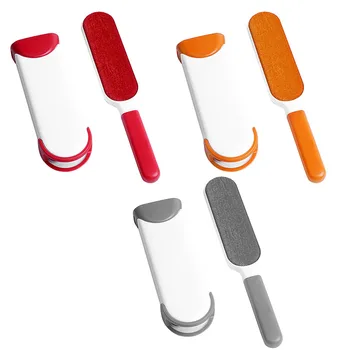 

reusable Professional Pet Fur & Lint Remover with Self-Cleaning Base Double-Sided Brush Removes Dog & Cat Hair from Clothes & Fu