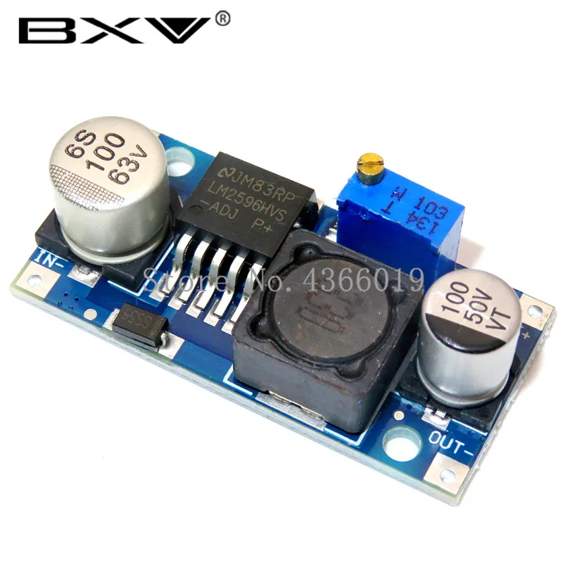 1 шт. LM2596 LM2596S LM2596HVS adjustable 4,5-40 в Регулируемый понижающий модуль питания