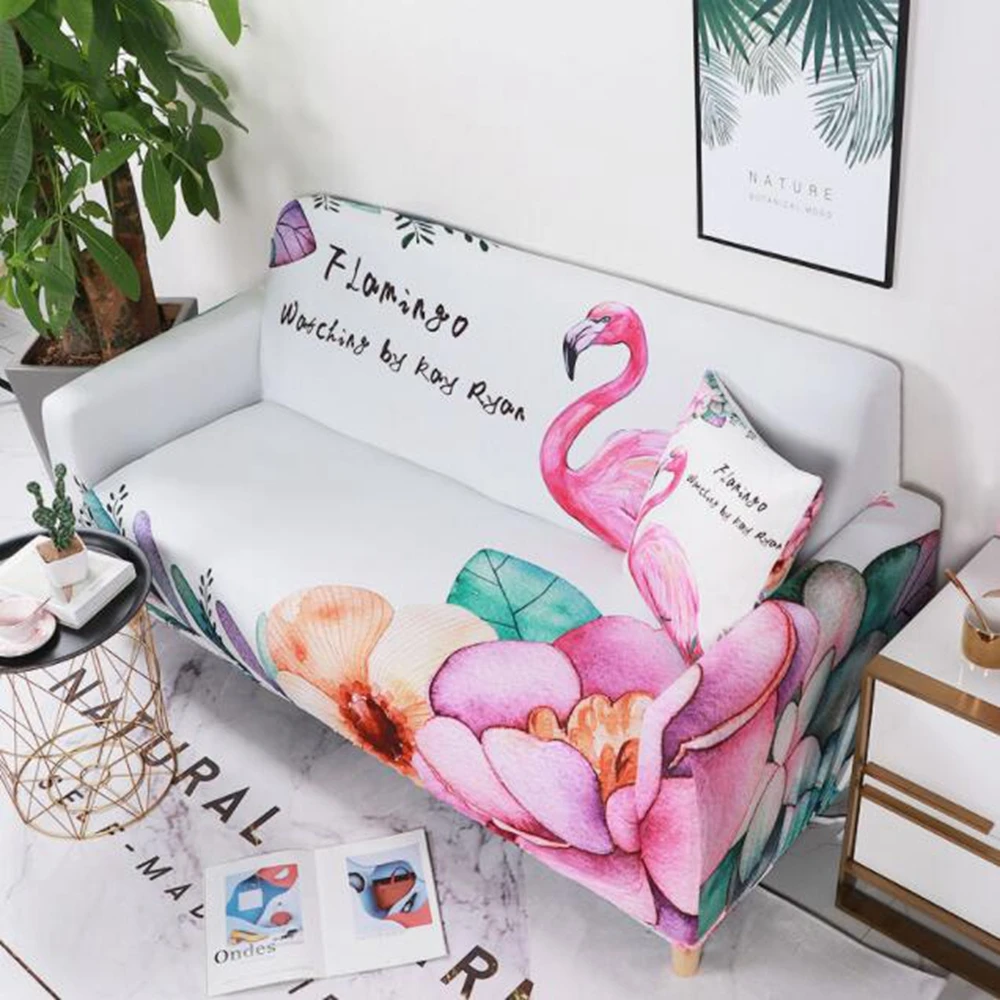 Живописный мультфильм эластичные Sectional секционные чехлы для диванов стрейч полиэстер все включено диван полотенце чехол для дивана и диванных подушек диван Чехол