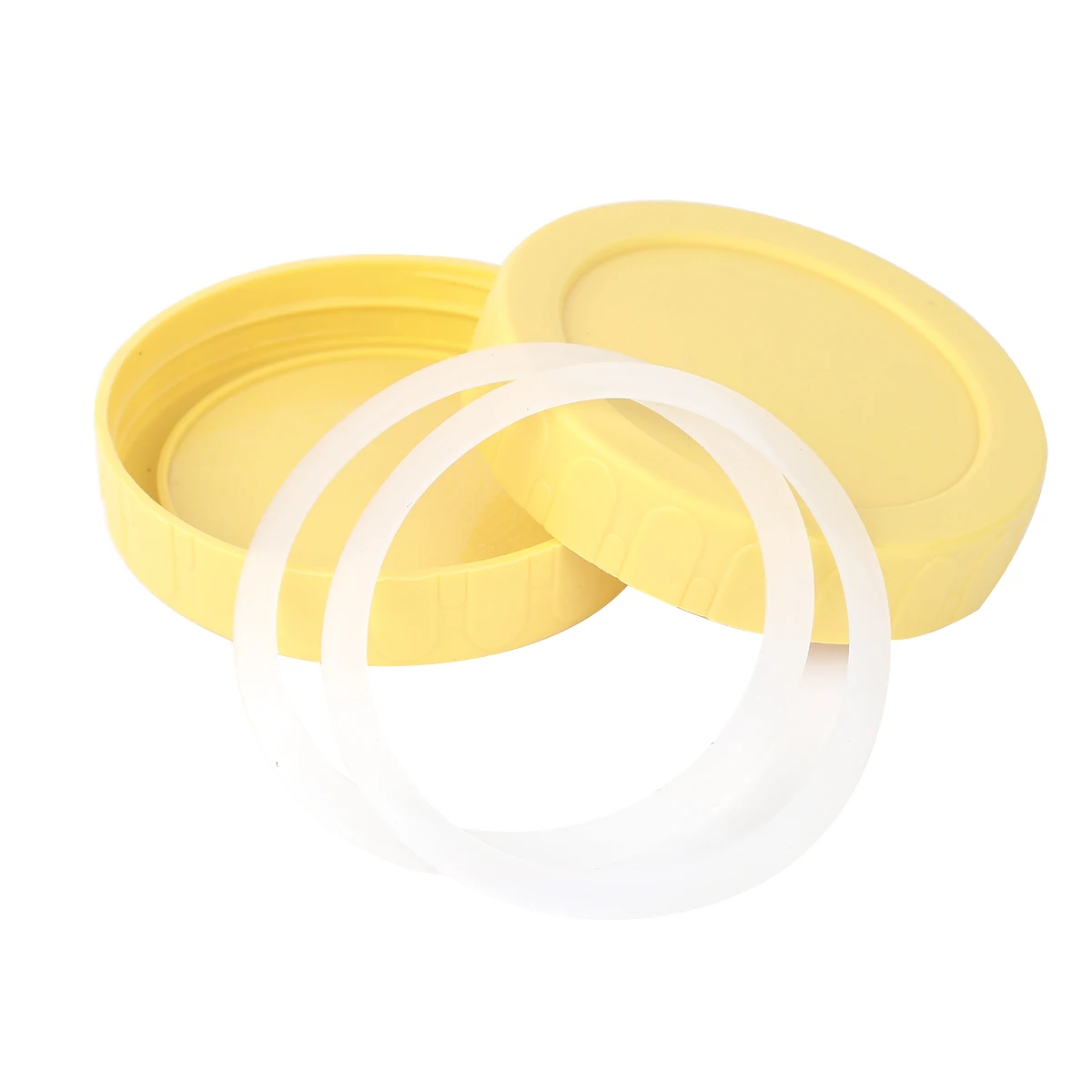Assorted Color 70mm/86mm Inner Diameter Leakproof Replacement Caps Lids with Sealing O-Ring for Mason Jars Canning Drinking | Дом и сад