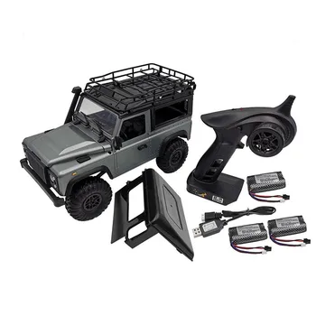

RC Car 1/12 2.4G 4WD Rc Car W/ Turn Signal LED Light 2 Body Shell Roof Rack Crawler Truck RTR Toy For Kids Boy Gift