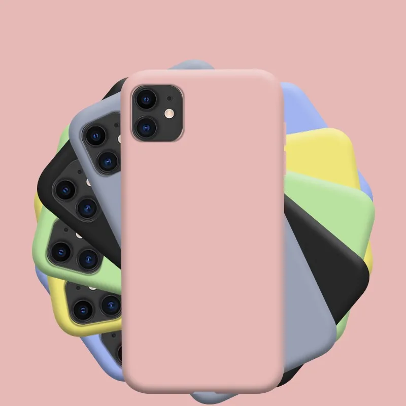 Официальный чехол для телефона из жидкого силикона iphone 12 11 Pro Max Mini X XS MAX XR 7 8 6S Plus SE