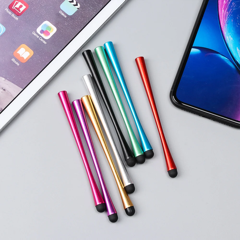 Heißer 8 Farbe Tragbare Hohe Präzision Universal Screen Stylus Kapazitiver Touch-Pen Stift Für iPad iPhone PC Handy Zubehör