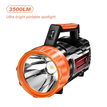 

USB Charging LED Work Light Torch Large Power 3500LM Battery Spotlight Hand Lamp Camping Lantern Searchlight for Camping Hiking