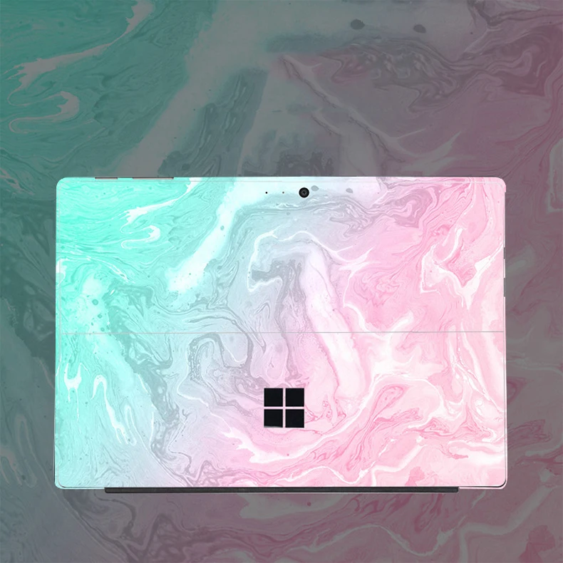 Anti-scratch pattern back film For Microsoft Surface Pro X 7 6 5 4 3 Go Cover Case for surface pro  Protective Sleeve Shell Pouch (8)