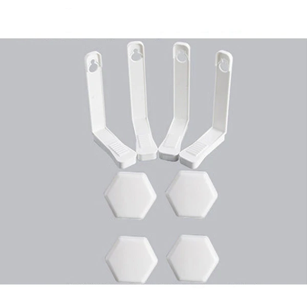 Long 4Pcs white