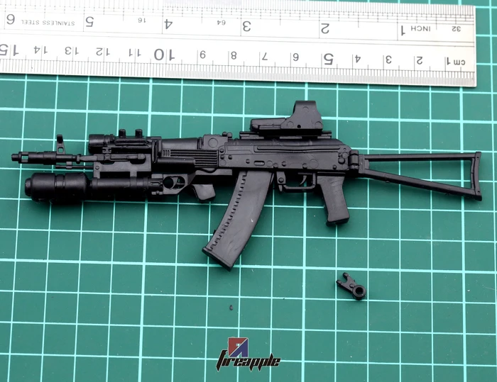 1:6 AK74 Штурмовая винтовка 1/6 оружие солдаты Пластик пушка в сборе модель для детей