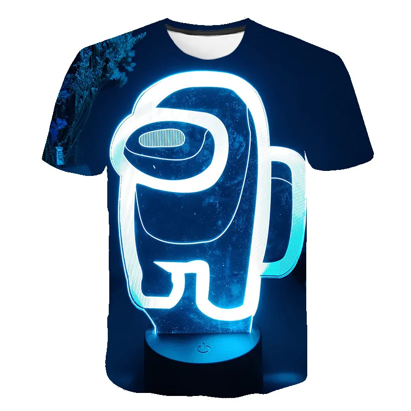 T-Shirt Kids Children Clothing Us-Game Funny Among Girls Boys Crew Cartoon for Top-4t-14t