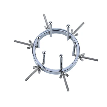 Metal Adjustable Huge Anal Toys Extreme Vaginal Anus Dilator Vaginal Speculum Big Butt Plug Adult Erotic Sex Toys For Men Women