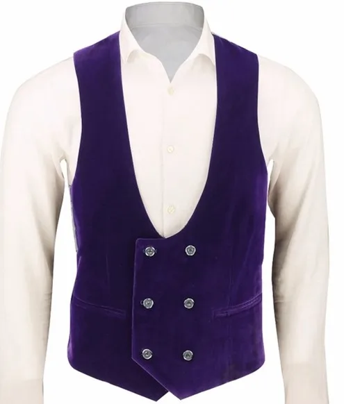 

Latest Velvet Custom Make Man's Vest Wedding Groom Wear Formal Tuxedo Latest Design Vest Unique Fashion Men Vest Only For Male