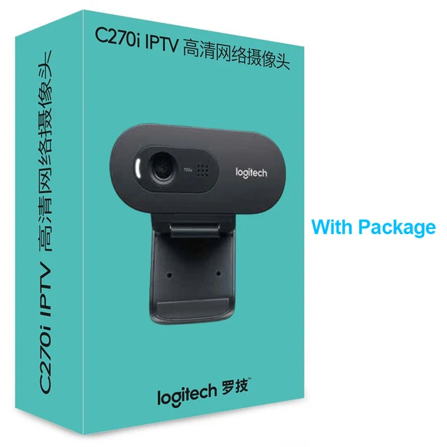 Logitech C270 3.0 Mp Webcam Black 000694 | Logitech Hd Webcam Video - Webcams