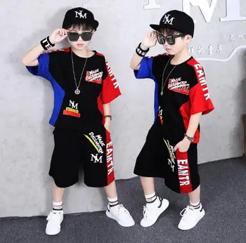 

Kids Clothes Summer 2020 New Boys Sets Children Outfits Short Sleeve Casual Sport Suit for Big Boy Clothing Set 6 8 10 12 Years