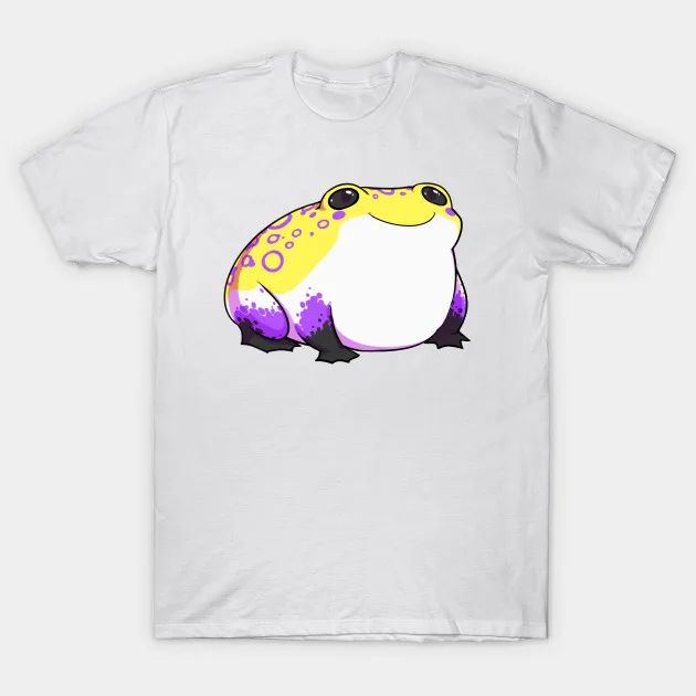 Pria NONBINARY Kebanggaan Katak Kaos 