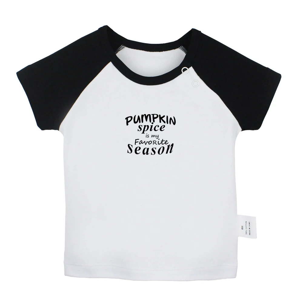 

Pumpkin Spice Is My Favorite Season Wake Me Up When I'm Graduated Newborn Baby T-shirts Toddler Graphic Short Sleeve Tee Tops
