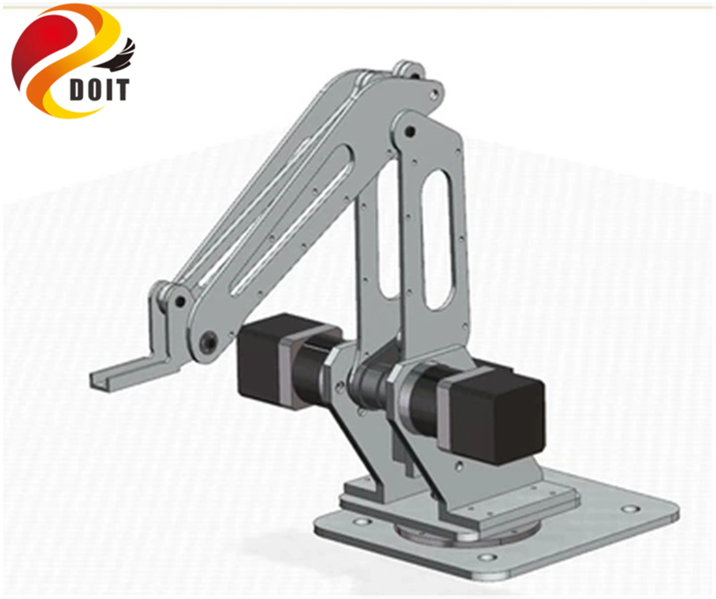 SZDOIT 3DOF Industrial Robot Arm With 42 Stepper Motors 3D Printing Laser Engraving Assembled For Arduino