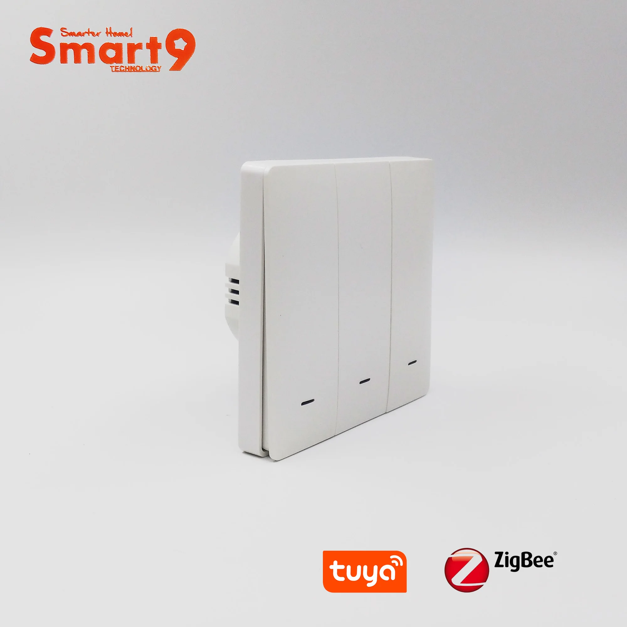 Настенный выключатель Smart9 ZigBee работает с концентратором TuYa кнопка нажатия