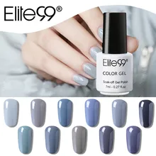 Elite99 manucure de conception d'art d'ongle 36 couleur 7ML imbibent le vernis de vernis à ongles hybride de Gel de vernis à ongles de Gel d'émail(China)
