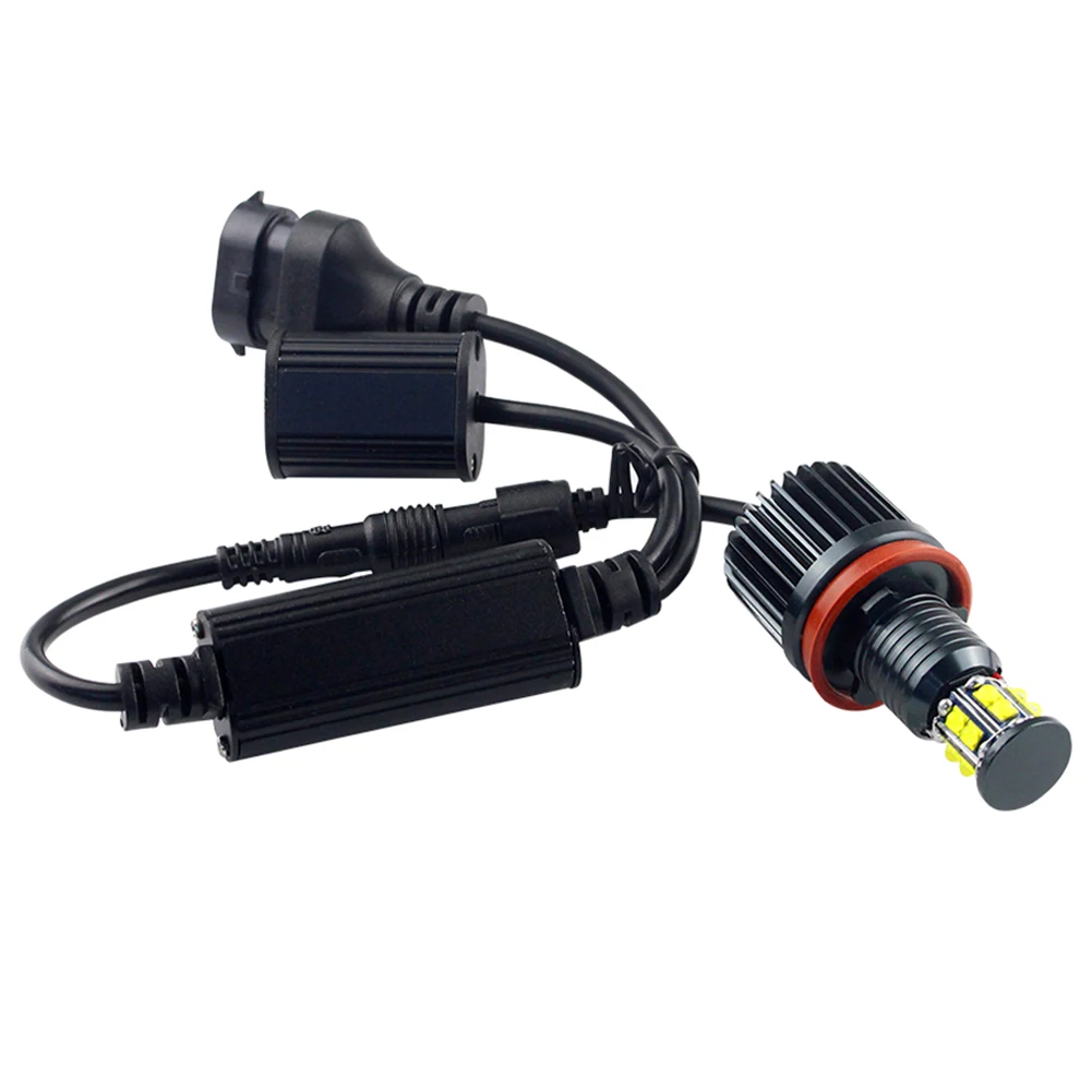 Farol de Led Olhos de Anjo 6500k para Bmw Automotivo Halo Anel Lâmpada E92 E93 E63 Lâmpadas E70 Acessórios Automotivos Interior h8 120w 14 High Quality Automóveis e motos