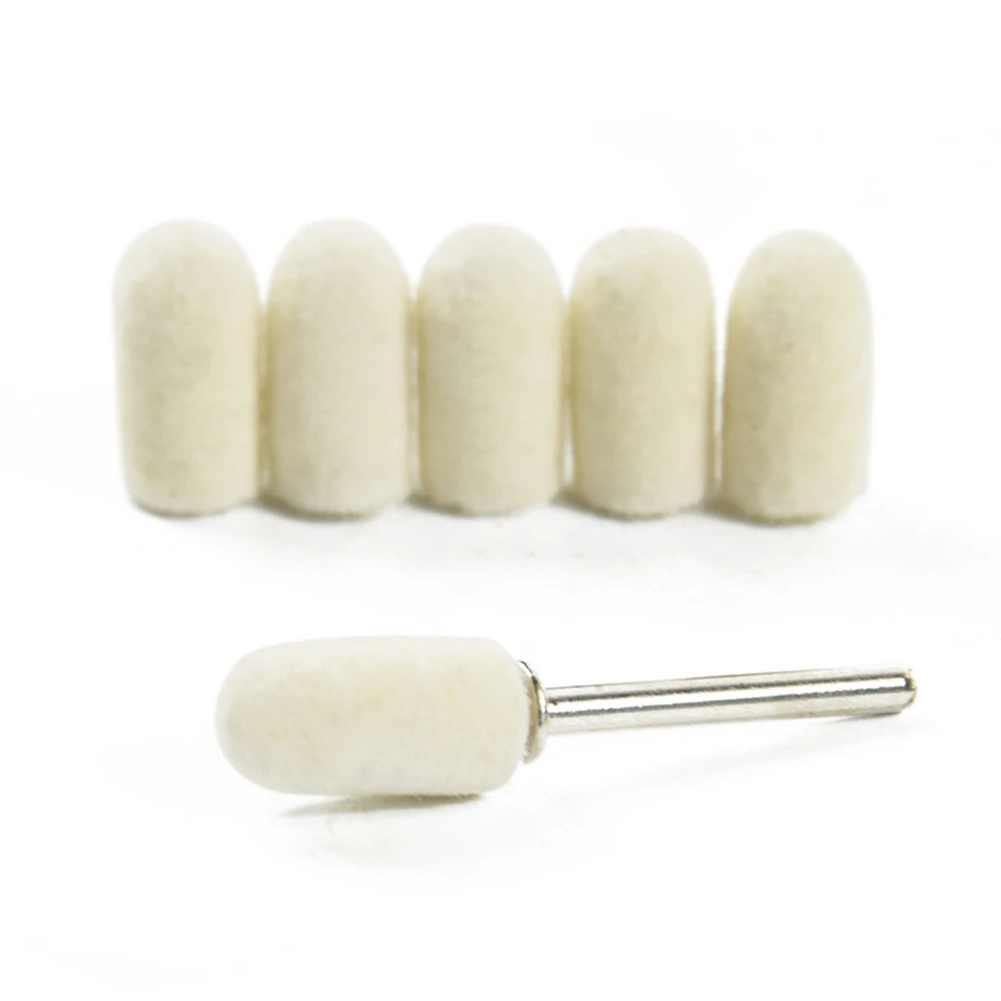 76pcs 3.175mm Polishing Electric Grinder Set Combination Wool Grinding Head Polishing Wheels Hardened Steel for  Polishing