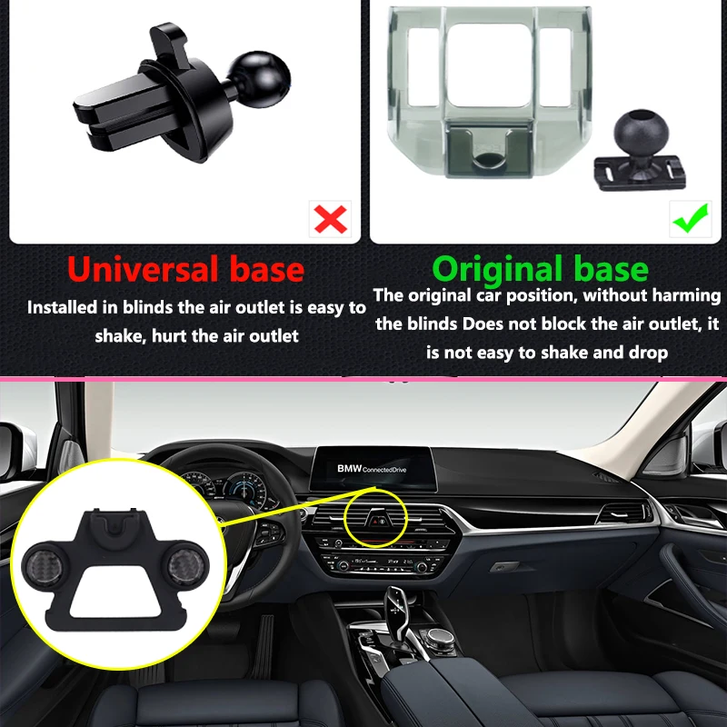 Auto Handy Halter für BMW 5 Series G30 G31 2017 2018 2019 Telefon Stand  Lade Halterung Zubehör für iphone huawei - AliExpress