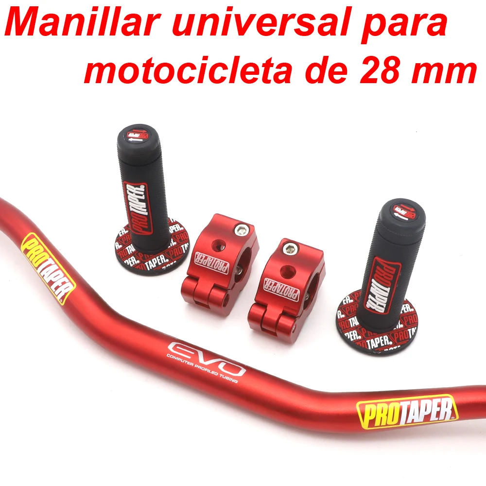 Руль колодки ручки руля PRO Taper ЧПУ зажим Fat Bar 1 1/8 &quotПит Велосипед Мотоцикл 28 мм для