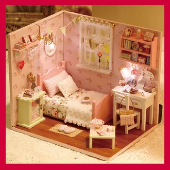 

Sunny CHILDREN'S Toy DIY Hut Handmade Assembled Architecture Model Creative Birthday Gift