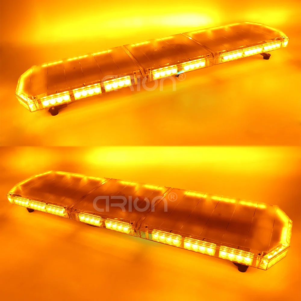 Cirion 12 V-24 V Универсальный 72-136LED длинная автомобильный светильник Водонепроницаемый магнит аварийный светильник мигающий Предупреждение светильник балка желтого цвета