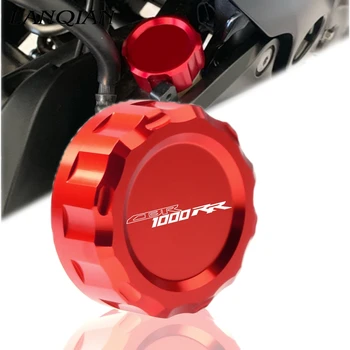

For HONDA CBR1000 RR CBR1000RR CBR 1000RR 2004 2005 2006 2007-2016 Motorcycle CNC Aluminum Rear Brake Fluid Reservoir Cover Cap