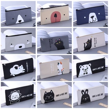 

kawaii Cartoon Oxford cloth Pencil Case Office Student Pencil Cases Kalem Kutusu School Supplies Pen Box Astuccio Scuola
