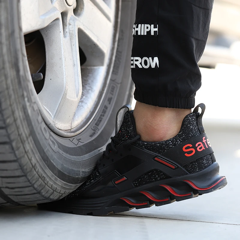 Tenis masculino Zapatillas hombre Повседневная Рабочая безопасная обувь противоскользящая и нескользящая износостойкая дышащая обувь 36-48