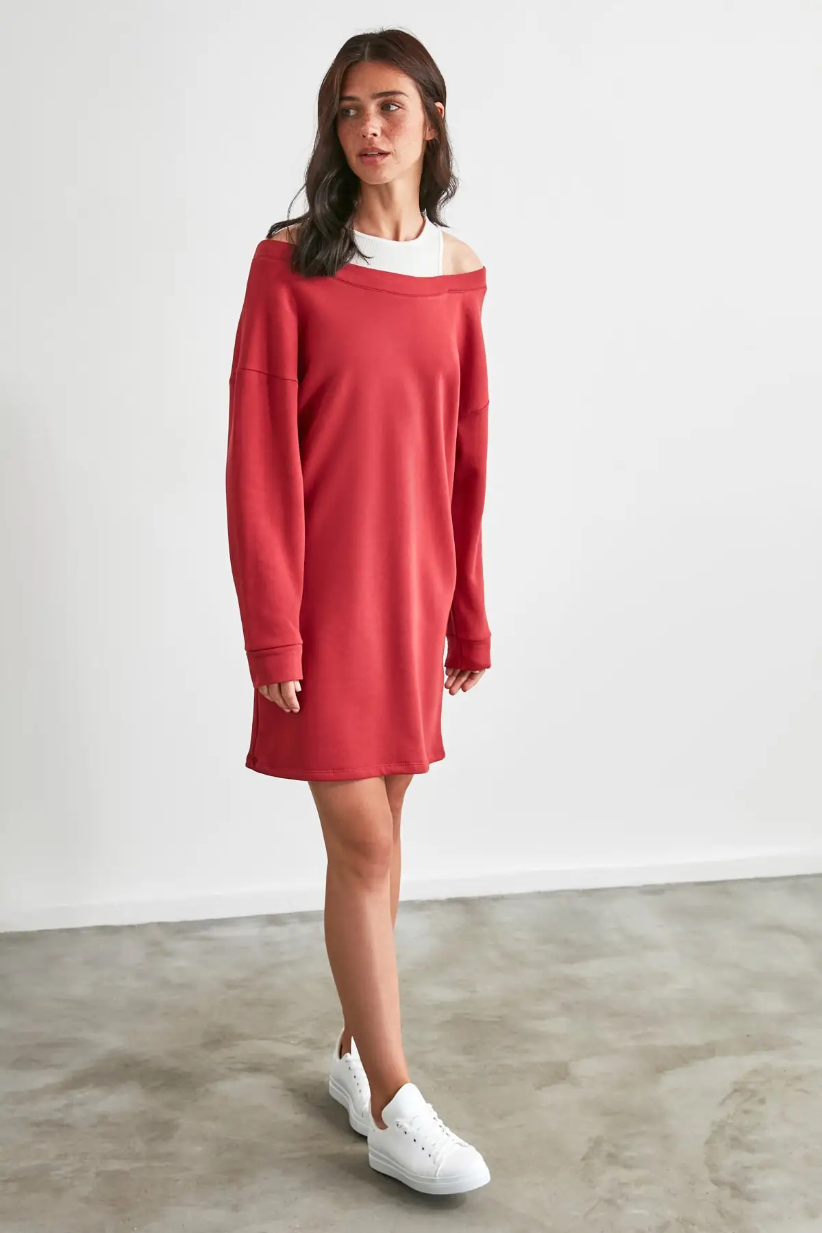 Trendyol Collar Detailed Knit Dress TWOAW21EL0519 | Женская одежда