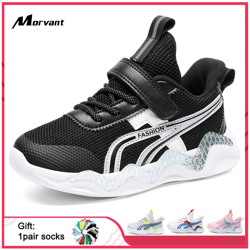 

MORVANT Kids Sneakers Mesh Breathable And Dry Boys Girl Sneakers Sport Tennis Shoes Lightweight Children's Running Shoes 28-40