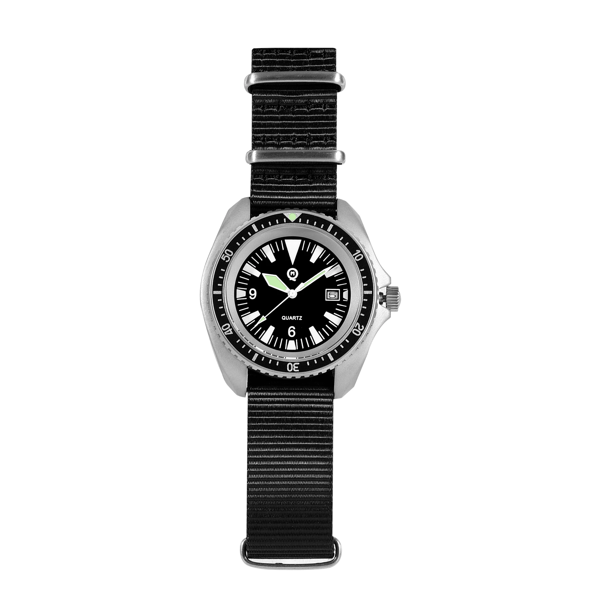 QIMEI-Reloj de diseño clásico para hombre, pulsera deportiva con diseño clásico de las fuerzas especiales de los EE. UU., UDT, ejército militar, para exteriores, Japón, Mov, no 30ATM, SM8016B mate