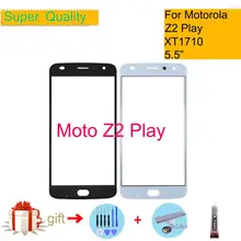 Écran tactile LCD de remplacement pour Motorola Moto Z2 Play XT1710, panneau de verre extérieur avant=