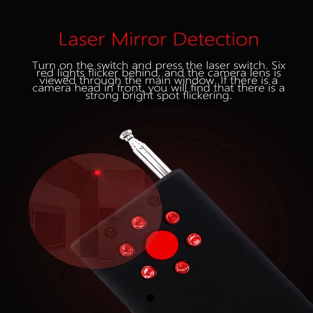 Cc308 Wireless Signal Detector Every Aspect Scanner High Sensitive Laser Detection Wireless Detector