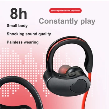 

4.2 Bluetooth Earphone Earloop Earbuds Stereo Bluetooth Headset Wireless Sport Earpiece Handsfree for All Smart Phones