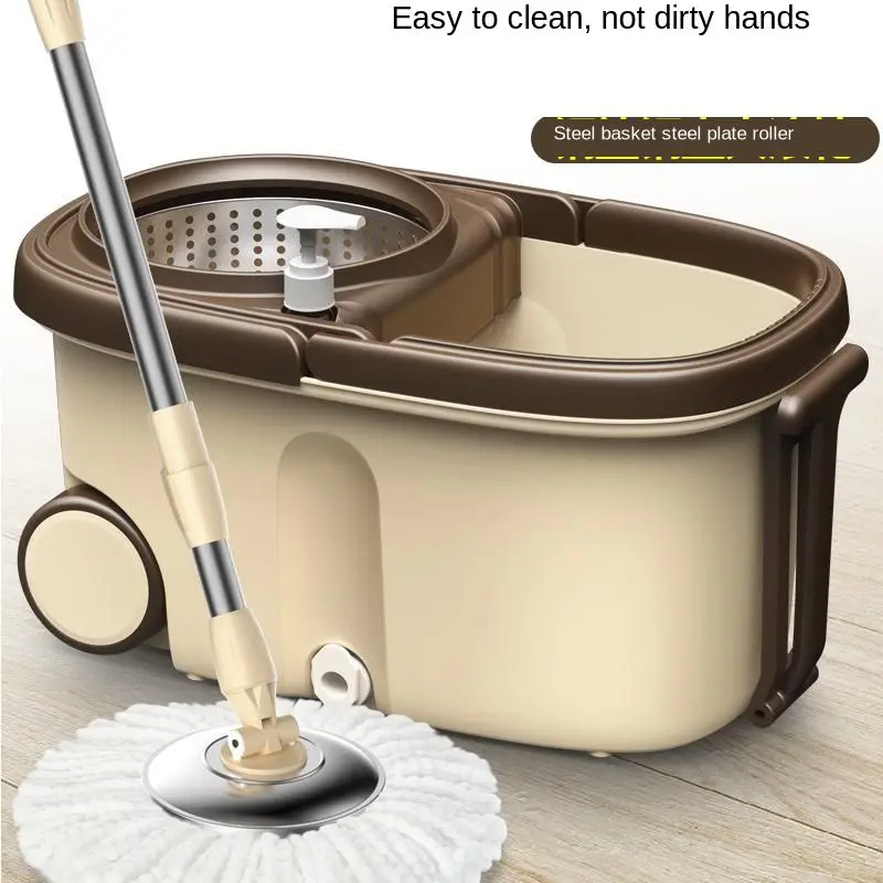 

Rotating Mop Bucket Is Simple And Convenient, Dragging The Mop With Wheels, Mooring Bucket, Bucket, Bucket, Double Drive PS012