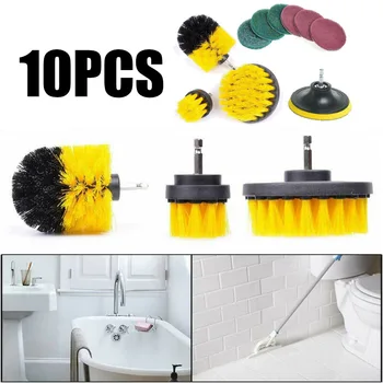 

Tool Cleaning Kit Supply 10pcs Drill Attachment Scrubber Backing Plate