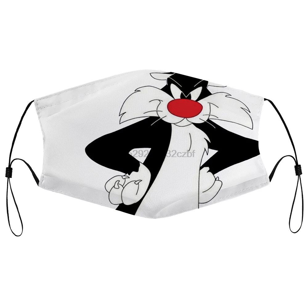 Пылезащитная маска с фильтром Looney Tunes Sylvester The Cot Мужская XS Foshion для лица |