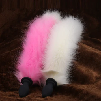 Remote Control Anal Plug Sex Toys For Couples 10 Frequency Fox Tail  Anus Dilator Vibrating Butt Plug Adults Sex Game Cosplay 3