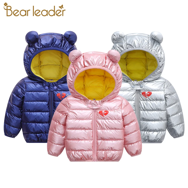 Bear Leader Infant Boy Winter Warm Clothes Kids Baby Girls Hooded Coat Cartoon Costume Fashion Children Boys Outerwear Clothing |