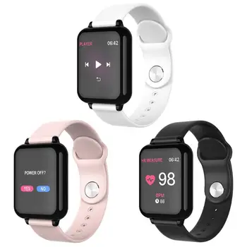 

B57C Smart Bracelet IP67 Call Message Reminder Heart Rate Sleep Monitor Band Multi-Sport Mode Rope Skipping Badminton Basketball