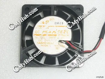 

For SANYO 109P0624H602 DC24V 0.07A 6020 6CM 60mm 60x60x20mm 2Pin 2Wire Cooling Fan