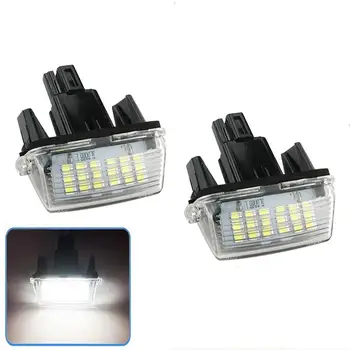 

Adeeing 2pcs/set 12V Car Light Led Licence Lamp 1.44W 6500k Number Plate Light for Toyota Camry/YARIS/VIOS/ Avensis