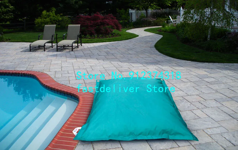 Modern Lounger Floating Huge Bean Bag Outdoor Waterproof Swimming Pool Bean Bag Bed coveronly