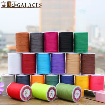 

0.6mm Strong Tenacity 95m/roll Leather Sewing Wax Thread Hand Stitching Cord Craft DIY Tool Findings for Bracelet Necklace