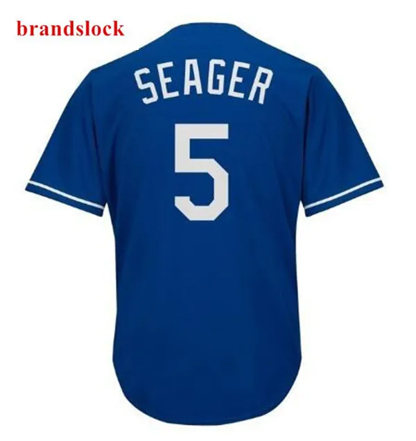 Corey Seager Лос-Анжелес быстросохнущие крутые короткие футболки спортивные Бейсбольные Джерси рубашки для мужчин оптом дешевые майки