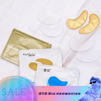 

1 Pair 24K Gold Crystal Collagen Eye Mask Eye Patches For Eye Care Dark Circles Remove Wrinkle Skin Care